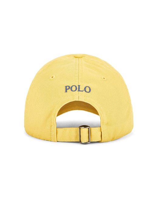 Polo Ralph Lauren Yellow Chino Sport Cap for men