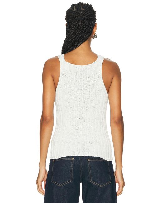Khaite White Val Top