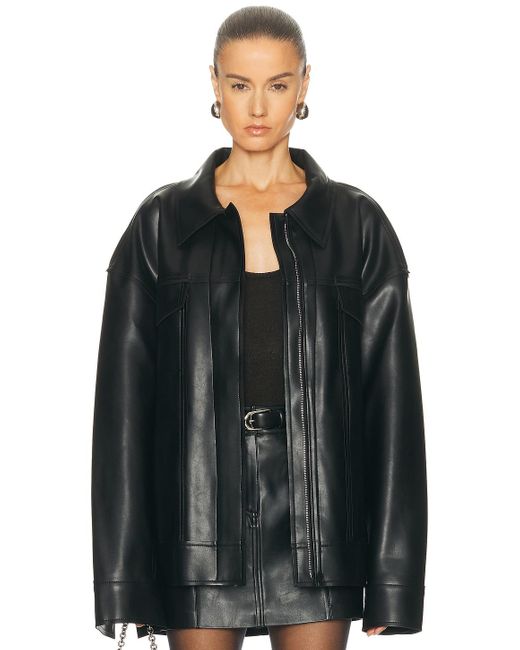 Norma Kamali Black Oversized Jacket