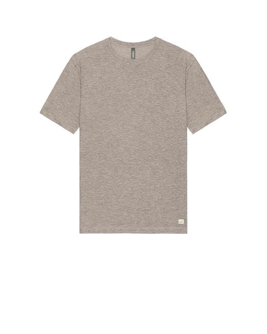 vuori Gray Strato Tech Tee for men
