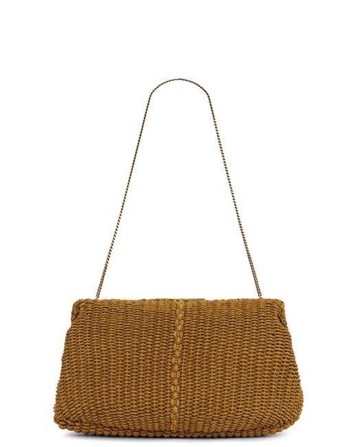 Saint Laurent White Large Clutch