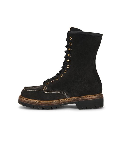 Visvim Black Scout Moc Boots for men