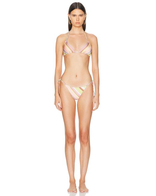 Zimmermann Natural Halliday Mini Try Bikini
