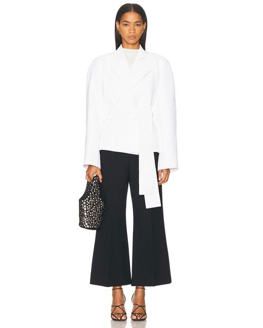 Khaite White Edith Jacket