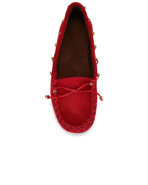 Khaite Red Milly Flat