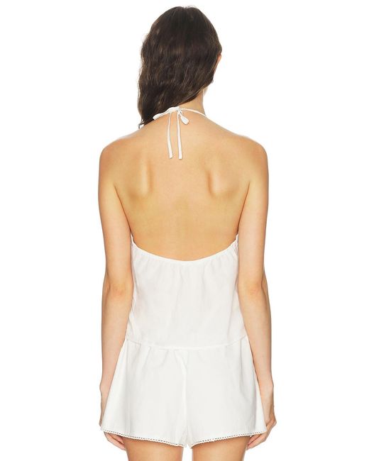 ELCE White Marisol Halter Top