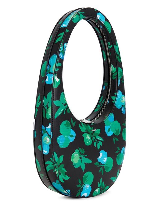 Coperni Green Printed Swipe Bag