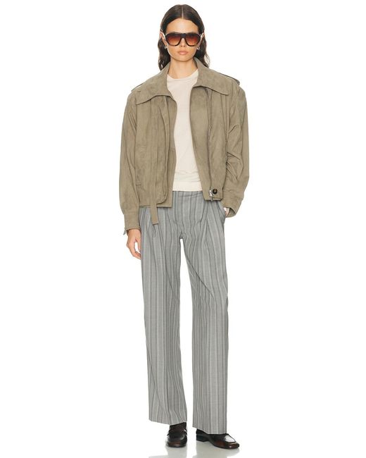 Stella McCartney Natural Suede Double Layer Jacket
