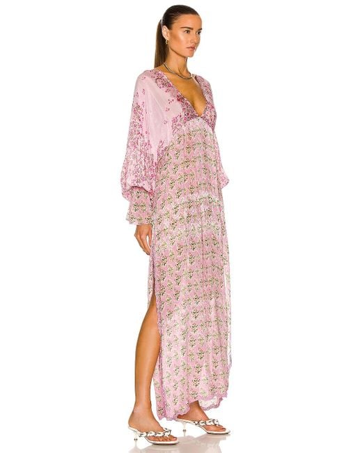 Hemant \u0026 Nandita Hera Kaftan in Pink | Lyst