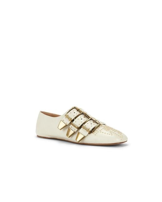 Chloé Metallic Susan Flat