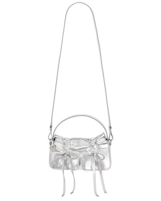 Acne White Multipocket Micro Bag