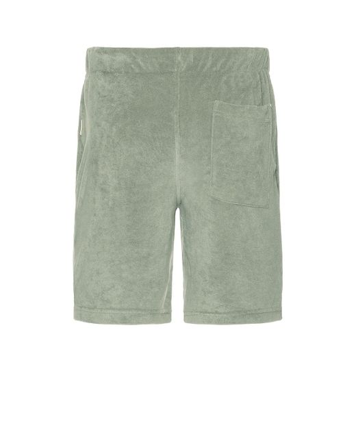 Onia Green Towel Terry Pull-On Short for men