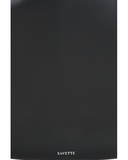 SAVETTE Black Florence Hobo Bag