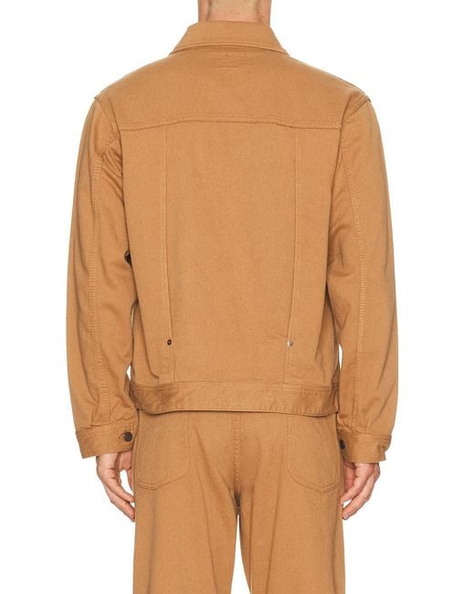 Beams Plus Brown Digger Jacket Oc Pique for men