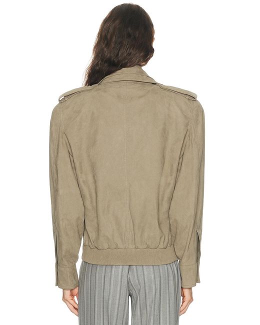 Stella McCartney Natural Suede Double Layer Jacket