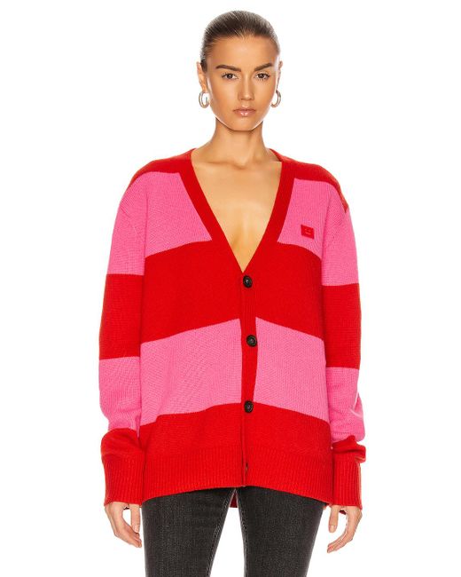 Acne Studios Wool Kimano Block Stripe 