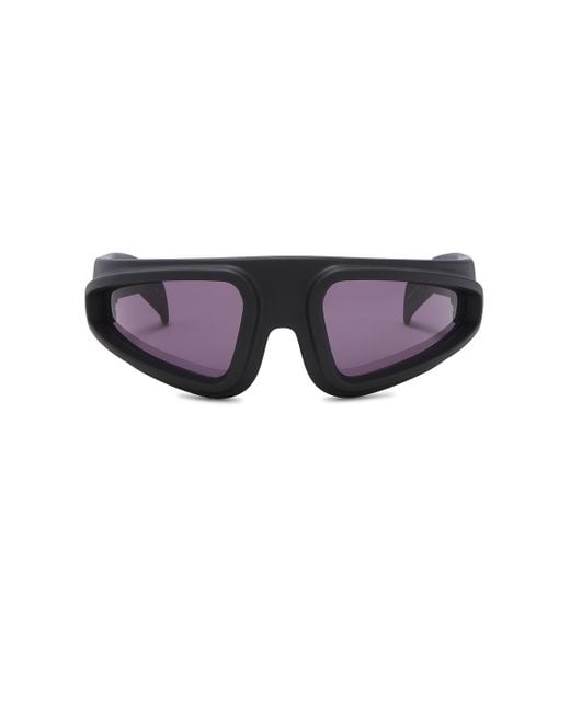Rick Owens Blue Ryder Sunglasses for men