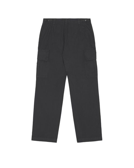 Palmes Gray Ripstop Cargo Trousers for men