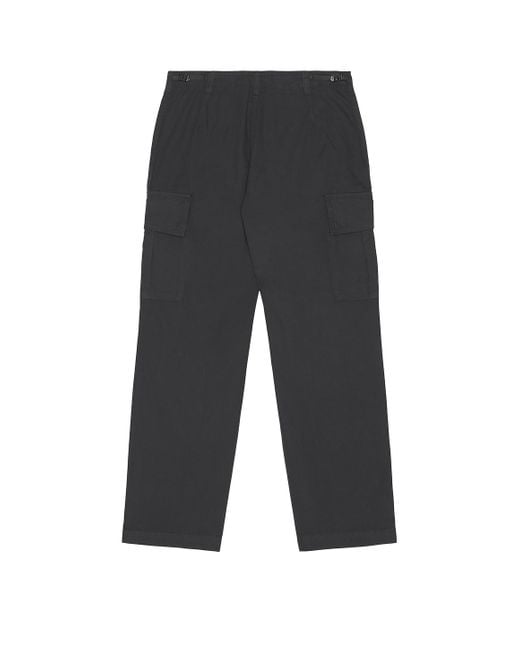Palmes Gray Ripstop Cargo Trousers for men