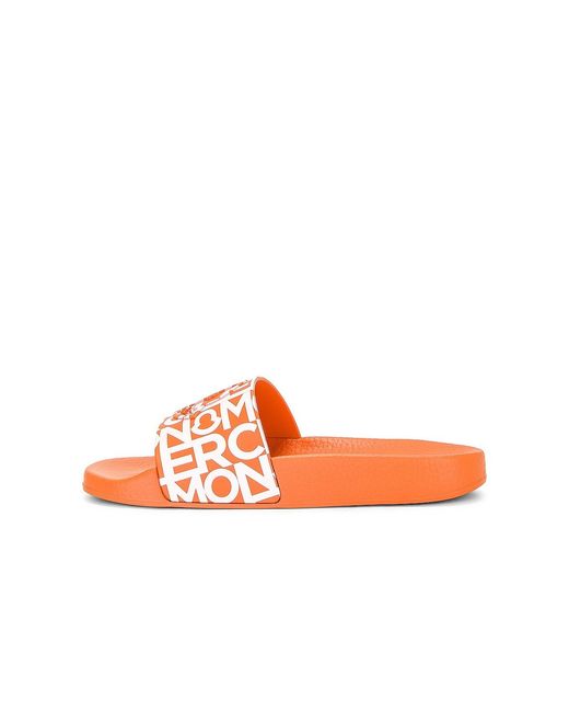Moncler Orange Slippers