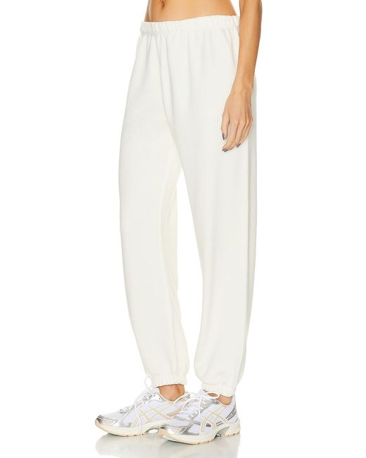 ÉTERNE White Classic Sweatpant