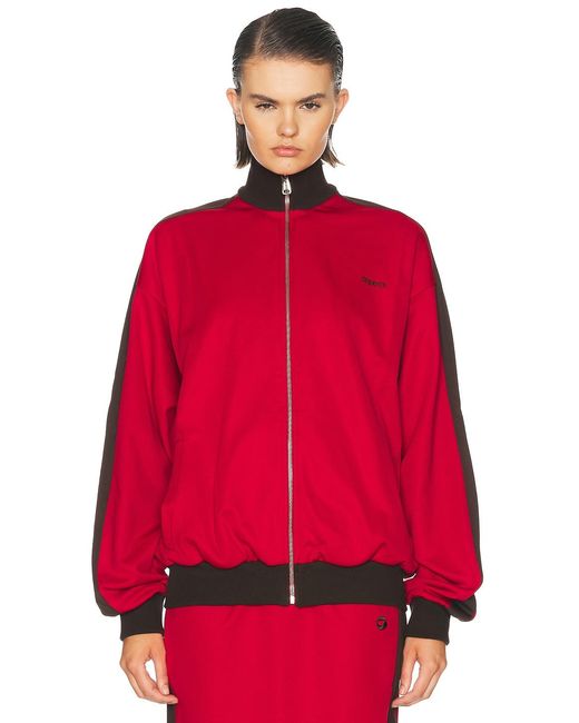 Coperni Red Oversized Track Jacket