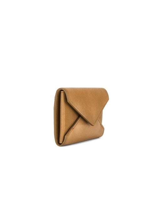 Saint Laurent Natural Flap Card Case