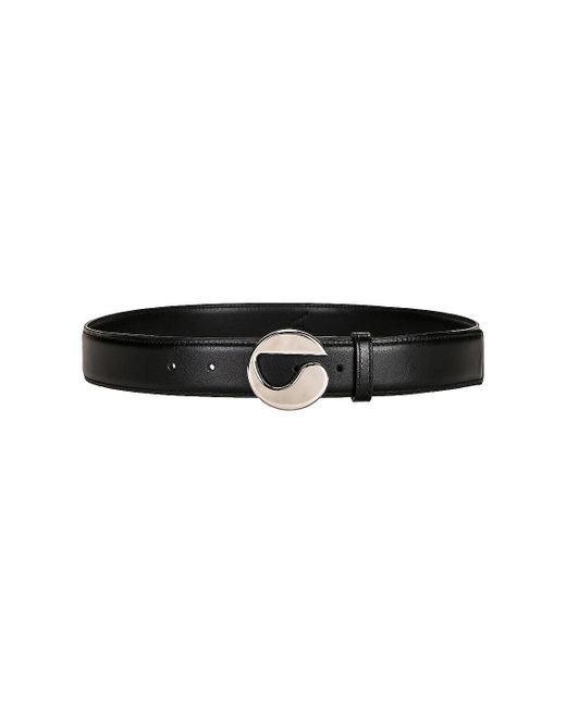 Coperni Logo Leather Belt in Black | Lyst