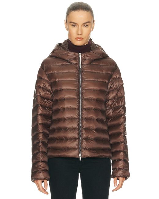 Jil Sander Brown Down Jacket