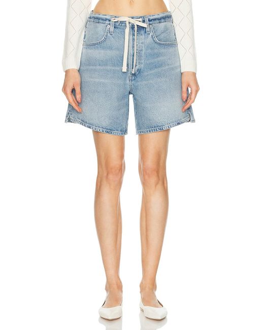Citizens of Humanity Blue Brynn Drawstring Short