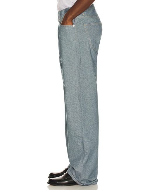 Jacquemus Blue Le De-Nimes Droit for men