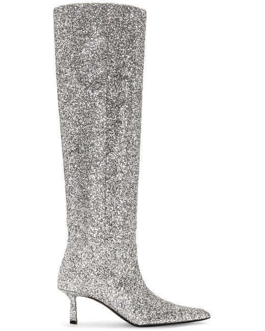 Alexander Wang Viola 65 Slouch Boot in Gray | Lyst