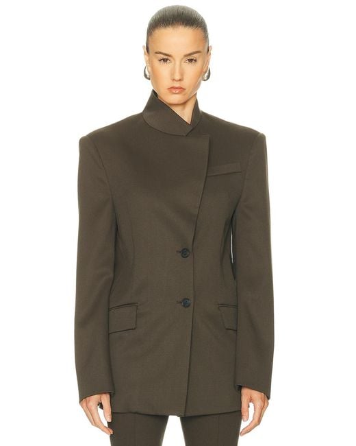 The Attico Green Wool Jacket