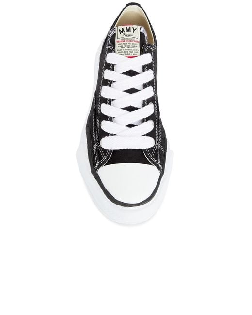 Maison Mihara Yasuhiro Black Hank Sneaker for men