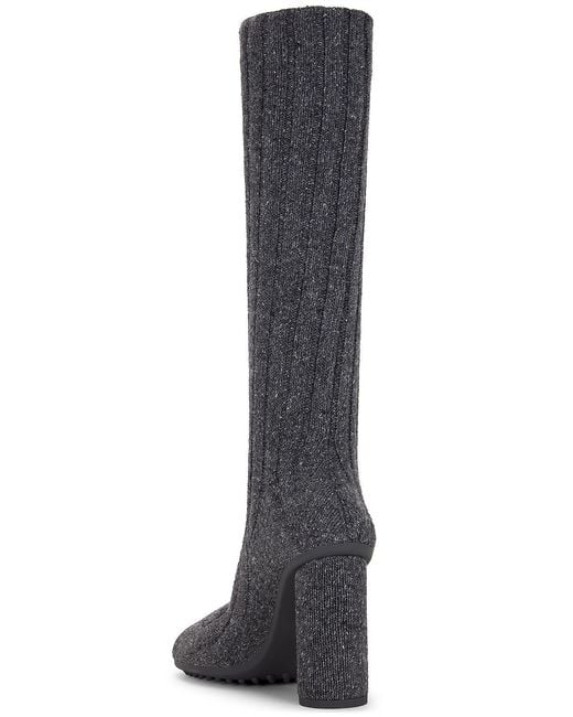 Bottega Veneta Black Atomic Wool Sock Boot