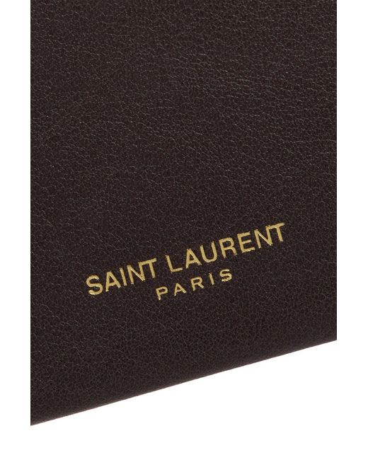 Saint Laurent Black Passport Case