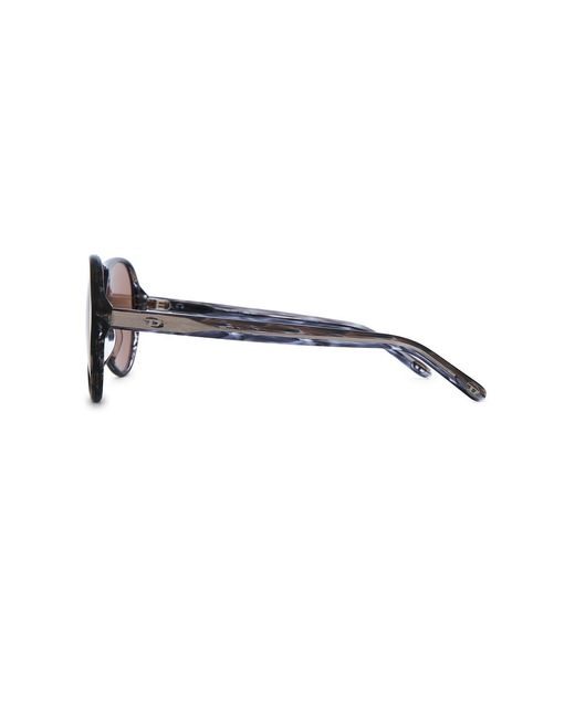 DIESEL Brown Pilot Sunglasses for men