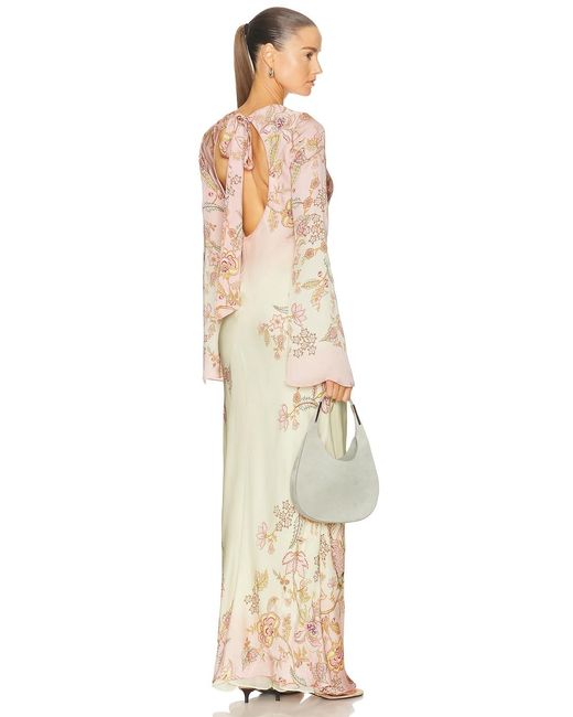 hemant & nandita metallic maxi dress Hemant & Nandita