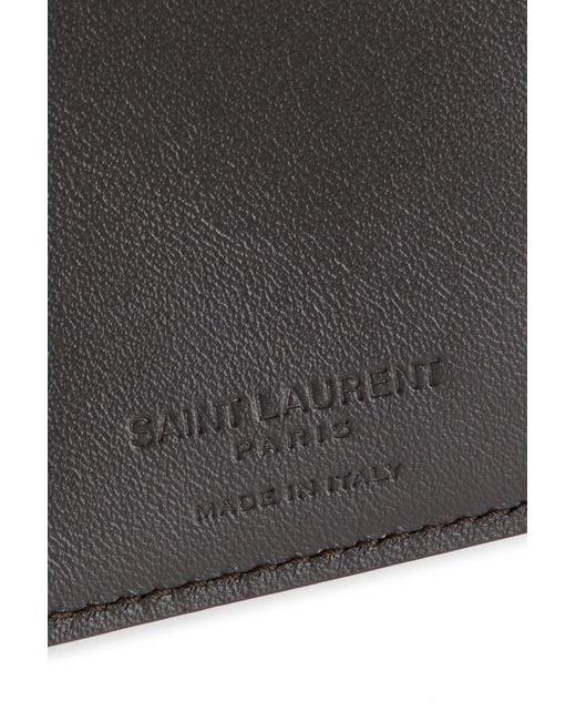 Saint Laurent Brown Passport Case