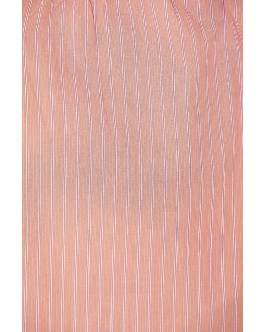 Deiji Studios Pink Placket Short Set