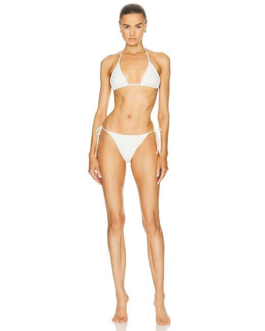 ÉTERNE White Isla Bikini Bottom