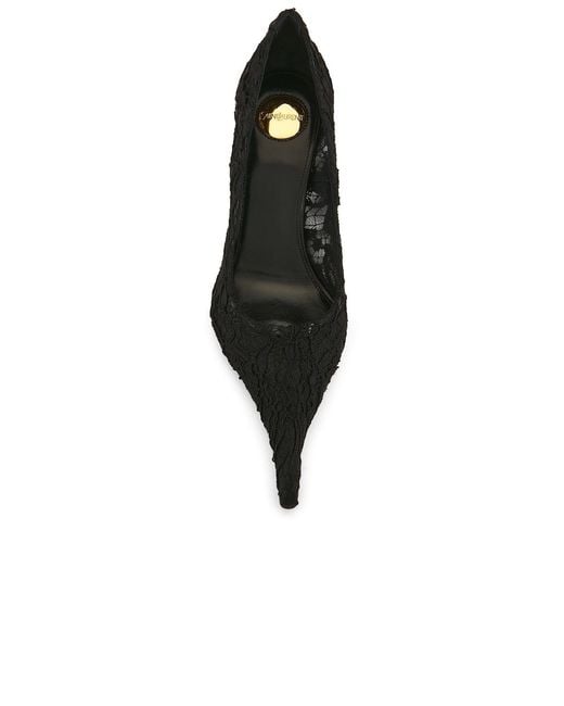 Saint Laurent Black Thierry Pump