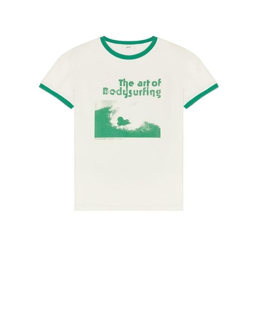 Commas White Bodysurf Tee for men