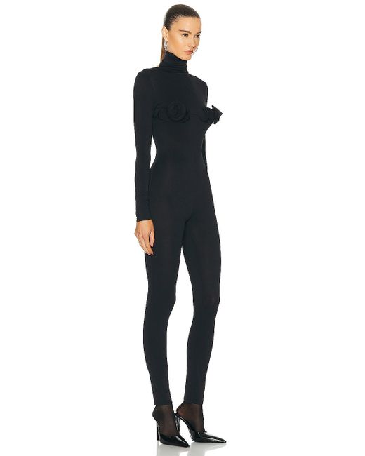 Magda Butrym Black Long Sleeve Jumpsuit
