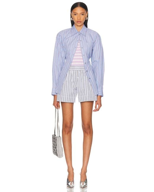 Rabanne Blue Button Up Shirt