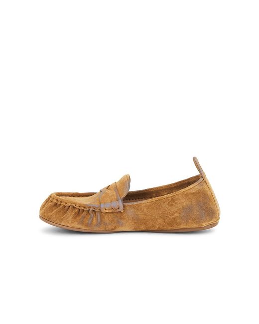 Acne White Bojan Loafer