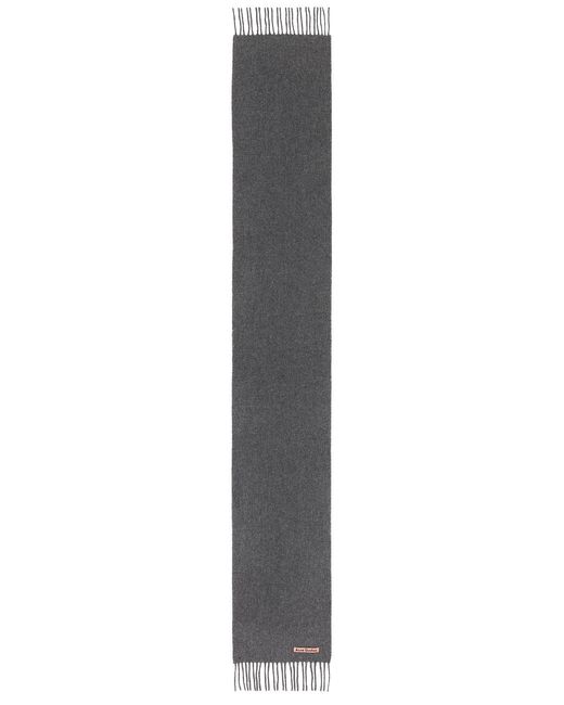 Acne Black Solid Scarf