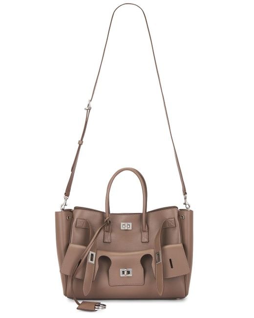 Balenciaga Brown Bel Air Small Carry Bag