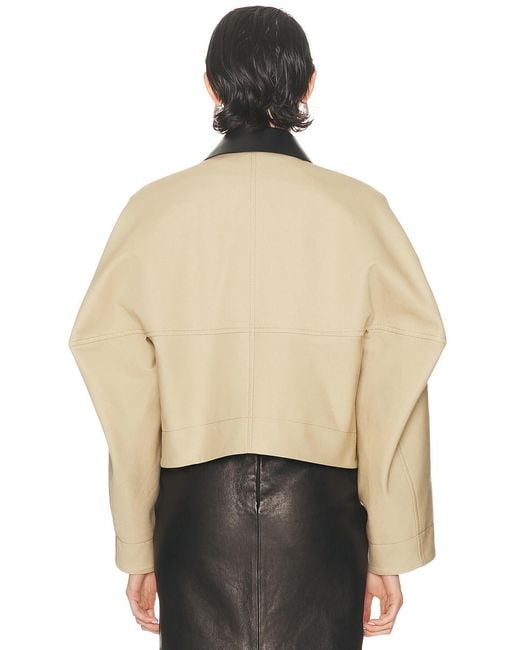 Givenchy Natural Short Zipped Caban Jacket