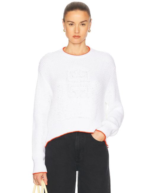 Givenchy Women's White 4G Sweater